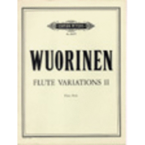 Flute Variations No 2 Flute Solo (Softcover Book)