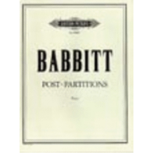 Post Partitions (Softcover Book)