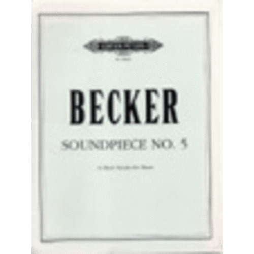Soundpiece No 5 (Softcover Book)