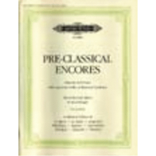 Pre Classical Encores clarinet Piano (Softcover Book)