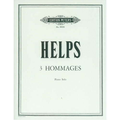 Trois Hommages (Softcover Book)