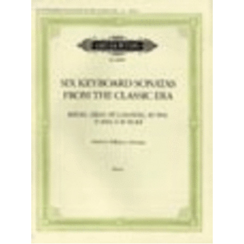 Keyboard Sonatas 6 From Classic Era (Softcover Book)