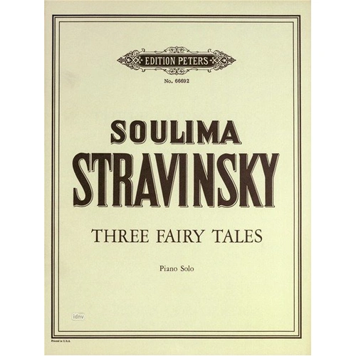 Fairy Tales for Piano Solo by Soulima Stravinsky - Edition Peters