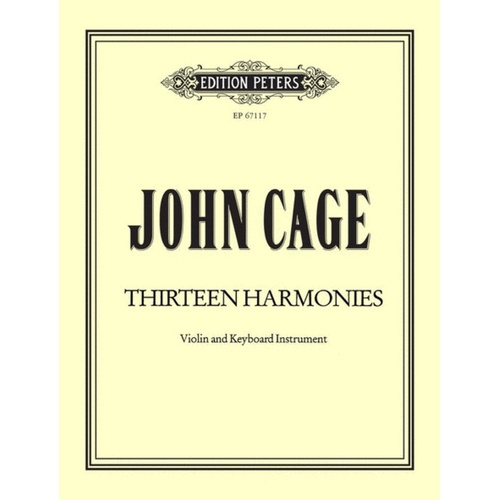 Harmonies 13 Violin Piano (Softcover Book)