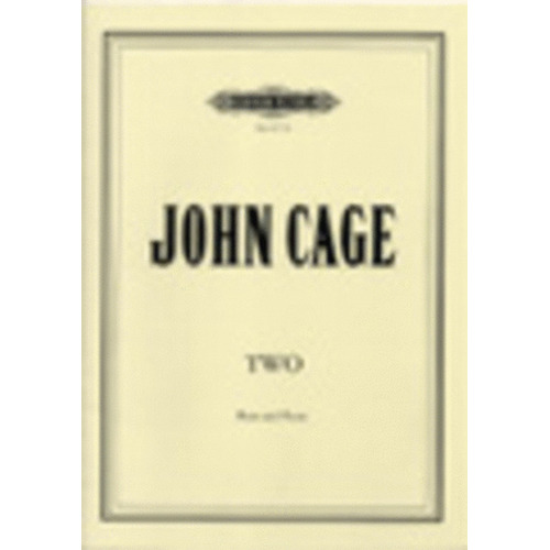 Two (1988) Flute/Piano (Softcover Book)