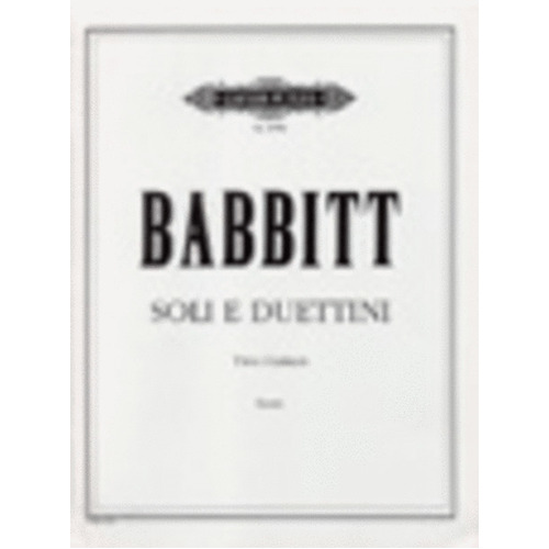 Soli E Duettini 2 Guitar (Softcover Book)