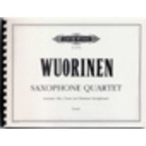 Edition Peters - Saxophone Quartet SATB Sax Quartet