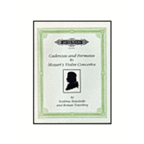 Cadenzas To Mozart Violin Concertos (Softcover Book)