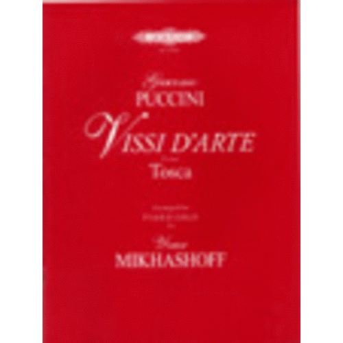 Vissi Darte From Tosca Piano (Softcover Book)