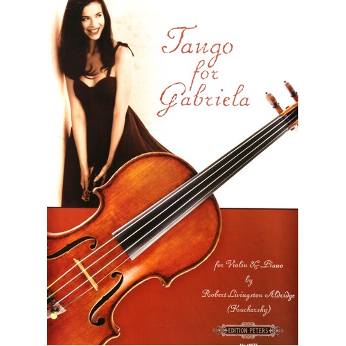 Aldridge - Tango for Gabriela for Violin/Piano, AMEB Grade 7, Edition Peters, 1 Page
