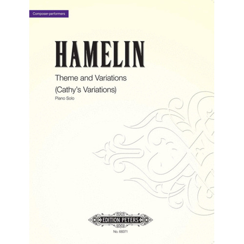 Theme And Variations (Cathys Variations) Piano (Softcover Book)