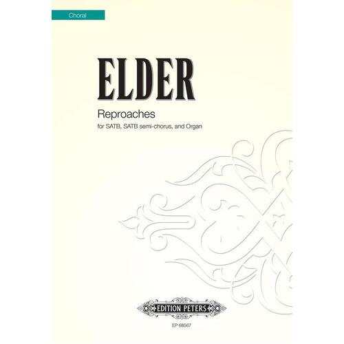 Reproaches SATB/Organ (Octavo) Book