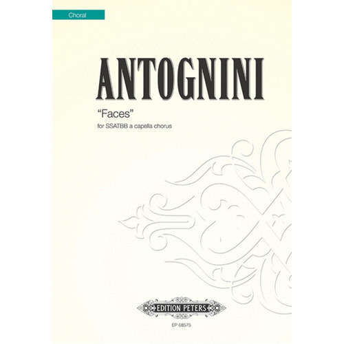 Antognini - Faces SSATBb A Cappella (Pod) (Octavo) Book