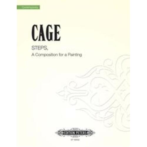 Cage - Steps A Composition For A Painting (Softcover Book)