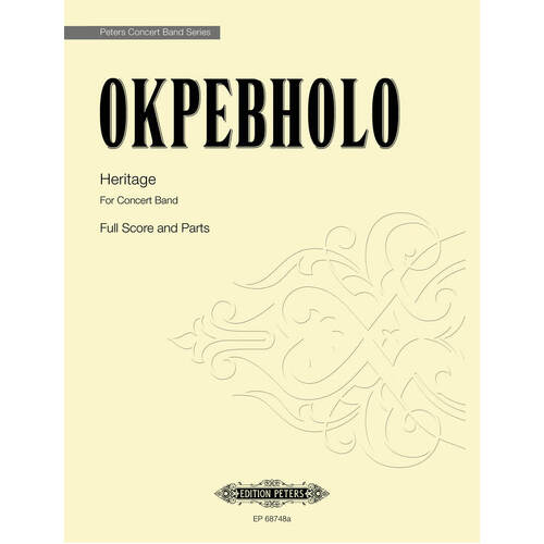 Heritage For Concert Band Sc/Pts Score/Parts