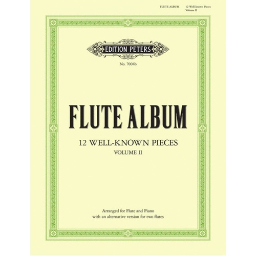 Flute Album Popular Pieces Book 2 1 Or 2 Flute (Softcover Book)