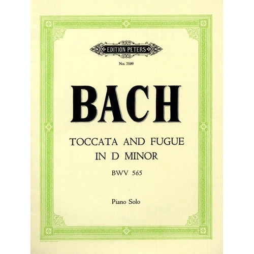 Bach - Toccata and Fugue in D Minor BWV 565 Piano Solo Edition by Thomas A. Johnson