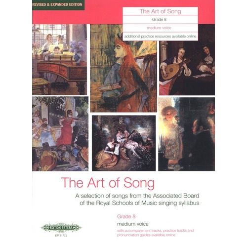 Art of Song Grade 8 Medium Revised Edition Vocal Score by Edition Peters
