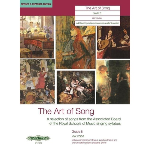 Art of Song Grade 8 Low Revised Edition Vocal Score by Edition Peters