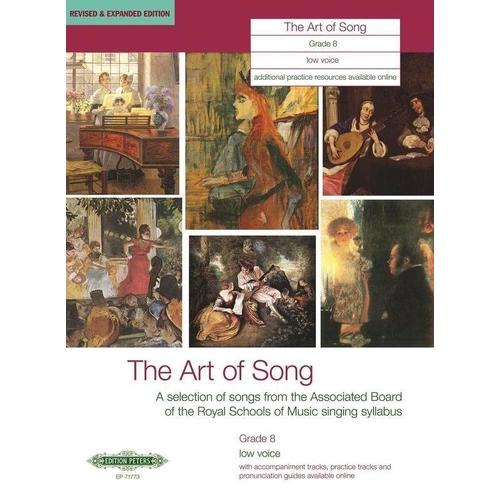 Art of Song Grade 8 Low Revised Edition Vocal Score by Edition Peters