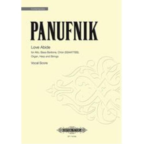 Panufnik - Love Abide Vocal Score