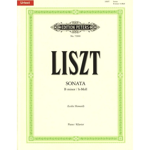 Liszt - Piano Sonata B Minor Urtext Edition