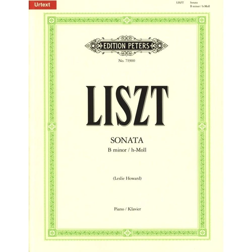 Liszt - Piano Sonata B Minor Urtext Edition Peters