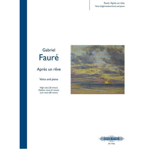 Apres Un Reve High Med Low (Softcover Book)
