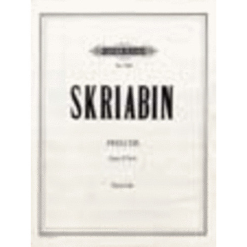 Prelude Op 11 No 8 F Sharp Min (Softcover Book)