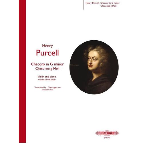 Chacony Arr Fischer Violin Piano (Softcover Book)