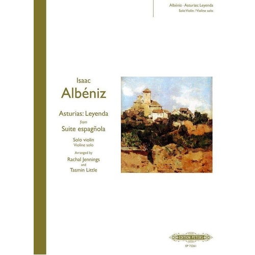 Asturias Leyenda for Violin Solo by Isaac Albeniz, Edition Peters
