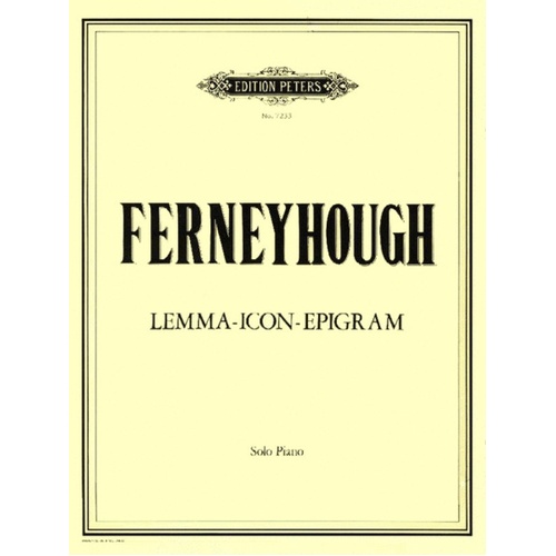 Lemma Icon Epigram (Softcover Book)