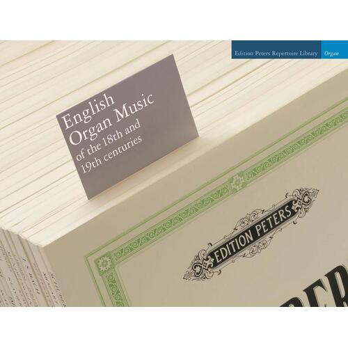 English Organ Music Of The 18Th And 19Th Centuri (Softcover Book)