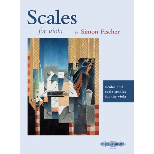 Simon Fischer Scales for Viola Book - 212 Pages, Innovative Exercises, Techniques for Intermediate to Professional Players