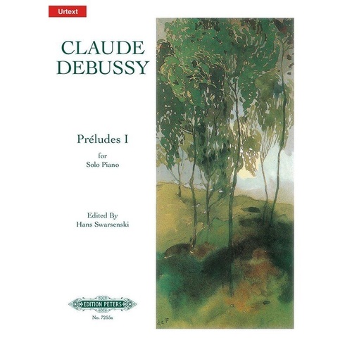 Debussy Preludes Book 1 for Solo Piano, Edited by Hans Swarsenski, Edition Peters