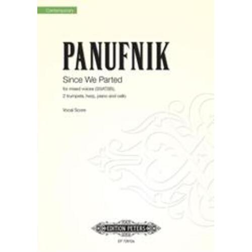 Panufnik - Since We Parted Vocal Score