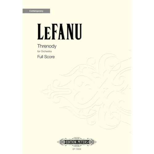 Lefanu - Threnody Orchestra Full Score (Pod) (Music Score) Book