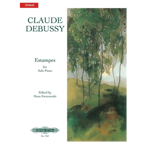 Debussy - Estampes for Solo Piano, Edited by Swarsenski, Published by Edition Peters