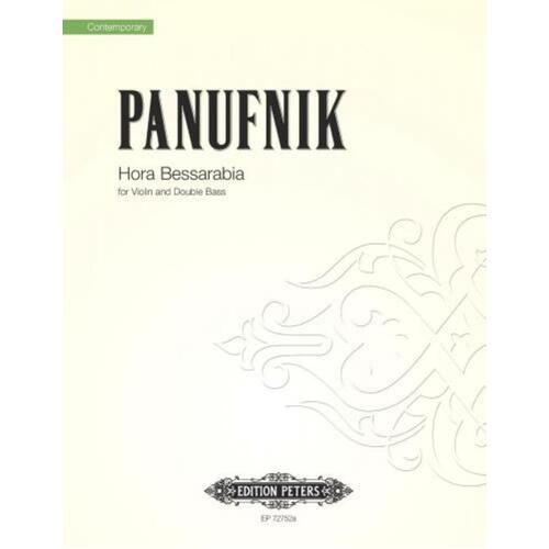 Panufnik - Hora Bessarabia For Violin/Double Bass (Softcover Book)