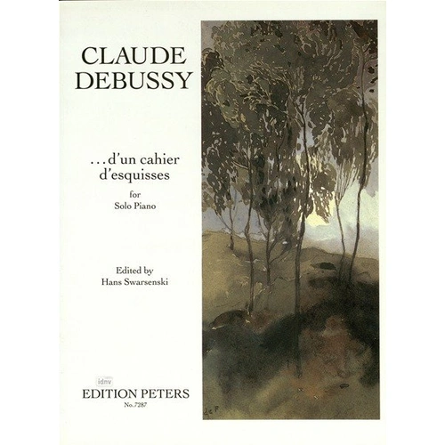 Dun Cahier Desquisses by Claude Debussy - Piano Solo Edition Peters