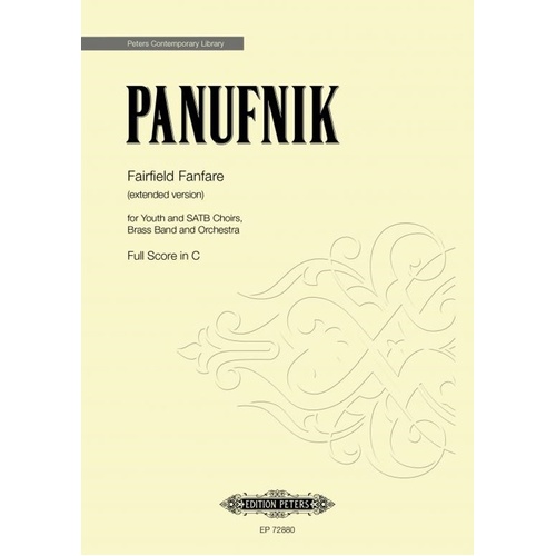 Panufnik - Fairfield Fanfare (Expanded Version) Score (Pod) Score