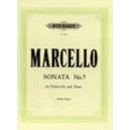 Sonata Op 2 No 5 C Vc/Piano (Softcover Book)