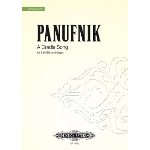 A Cradle Song SSATBb (Octavo) Book