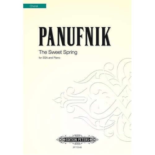Panufnik - The Sweet Spring SSA/Piano (Octavo) Book