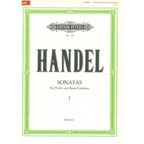 Handel - Sonatas Vol 1 for Violin and Piano