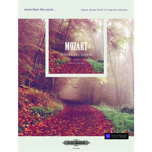 Mozart: Sonata Facile in C Major K 545 - More Than The Score Edition Peters