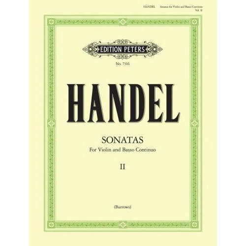 Handel - Sonatas Vol 2 for Violin and Piano, Edition Peters
