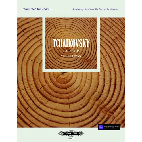 Tchaikovsky: June from The Seasons - Piano Solo Edition Peters