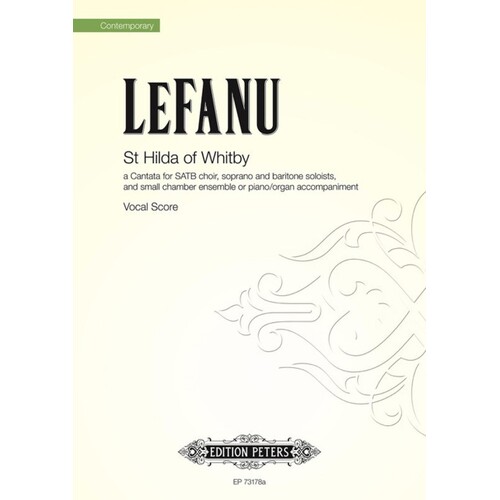 Lefanu - St Hilda Of Whitby Vocal Score (Softcover Book)