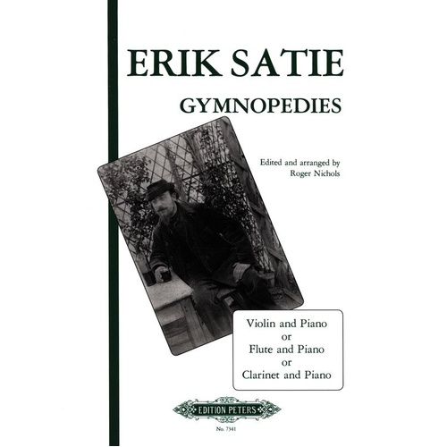 Satie - 3 Gymnopédies for Flute or Violin/Piano, Edition Peters, 1 Page